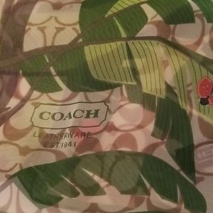 Coach Silk Scarf